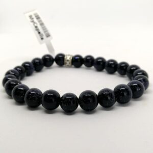Lacivert Yıldız Taşı Bileklik (8 mm)-43BLK802