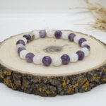 8mm Ametist-Pembe Kuvars - 4BLK80006 Galeri 2