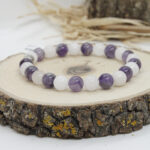 8mm Ametist-Pembe Kuvars - 4BLK80006 Galeri 4