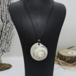 Beyaz Turbo Kabuk Kolye - KBKKOL1 Galeri 3