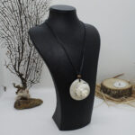 Beyaz Turbo Kabuk Kolye - KBKKOL1 Galeri 5