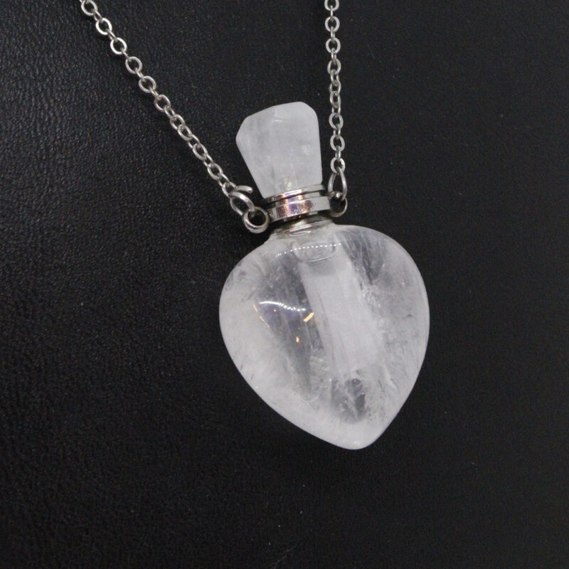 Kristal Kuvars Şişe Kolye 21KOL004 Vitrin