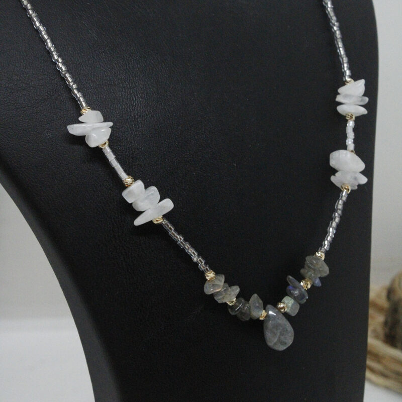 Labradorit - Aytaşı Kolye - 22KOL002 Vitrin