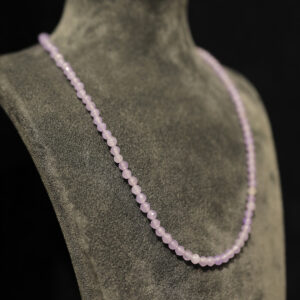 4mm Faset Kesim Mor Akik Kolye