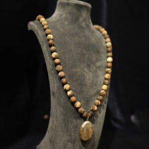 10mm Tibet Akiği Düğümlü Kolye 1KOL019