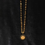 1KOL023 - 10mm Tibet Akiği Düğümlü Kolye (3)