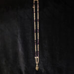 4KOL003 - 8mm Ametist ve Pembe Kuvars Taşlı 9'lu Mala Kolye (1)