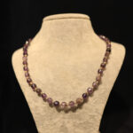 4KOL005 - 8mm Ametist Taşlı Köşeli Kesim Kolye (2)