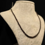 23KOL01 4mm Lal Garnet (Granat) Kolye (2)