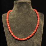 26KOL02 Bambu Silindir Mercan Kolye (1)