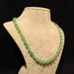 8mm Aventurin Taşı Köşeli Kesim Kolye